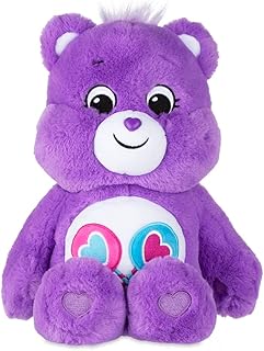 care bears share bear 填充动物玩具,35.56 厘米,紫色